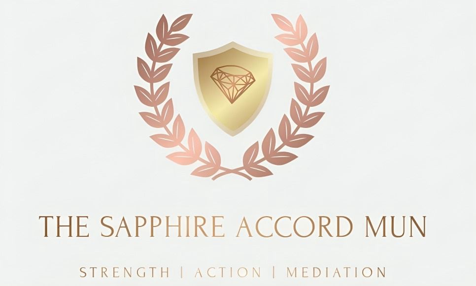 The Sapphire Accord MUN Logo